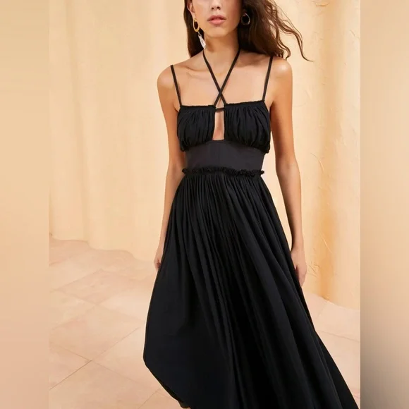 cheap knee length dresses A-Line Knee Length Chiffon Graduation Dresses COCOMELODY CS0536, Burgundy